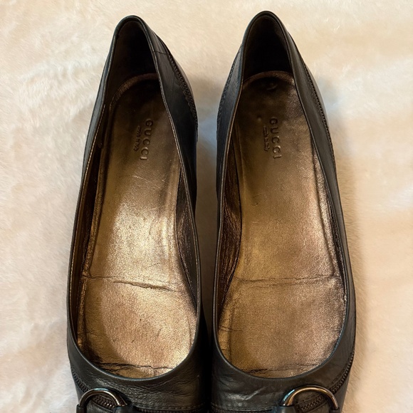 GUCCI TEAL Horsebit flats Size 40.5 - Picture 3 of 8